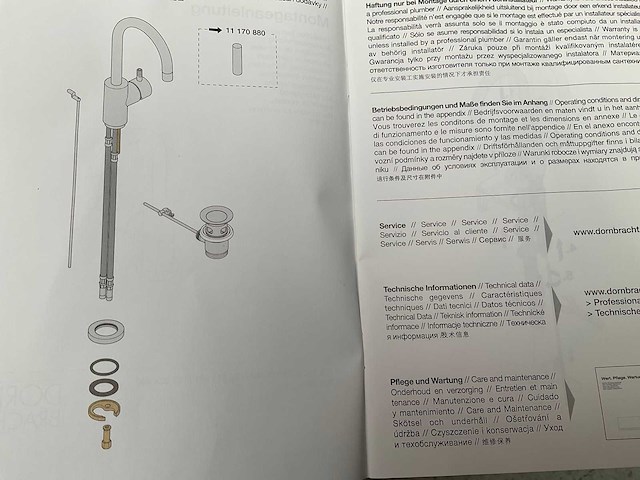 Dornbracht tara classic wastafelkraan - afbeelding 3 van  3
