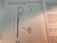 Dornbracht tara classic wastafelmengkraan met waste - afbeelding 5 van  9