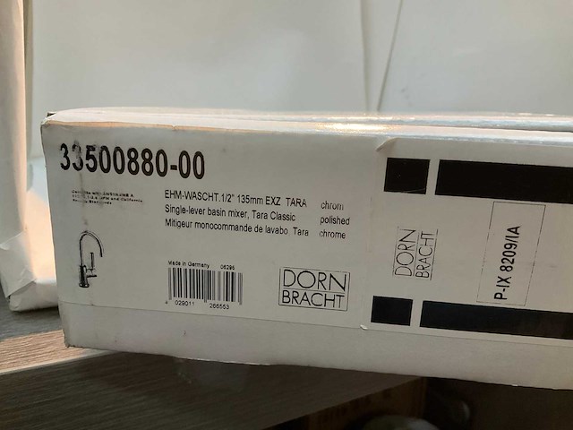 Dornbracht tara classic wastafelmengkraan met waste - afbeelding 9 van  9