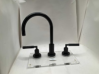 Dornbracht tara dummy wastafelkraan 3 gats mat zwart - afbeelding 3 van  5