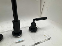 Dornbracht tara dummy wastafelkraan 3 gats mat zwart - afbeelding 4 van  5