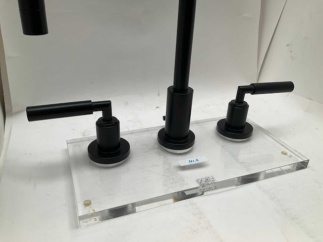 Dornbracht tara dummy wastafelkraan 3 gats mat zwart - afbeelding 5 van  5