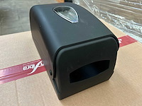 Dosico toiletpapierdispenser zwart (50x) - afbeelding 1 van  1