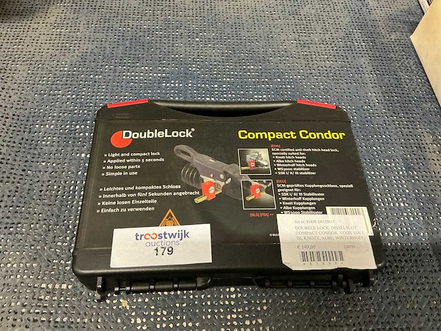 Doubelock compact condor disselslot - afbeelding 2 van  3