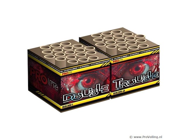 Double trouble 2x19 shots 30mm cakes - afbeelding 1 van  1