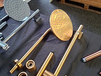 Douche-inbouwset xenz, grace, goud geborsteld - afbeelding 4 van  7