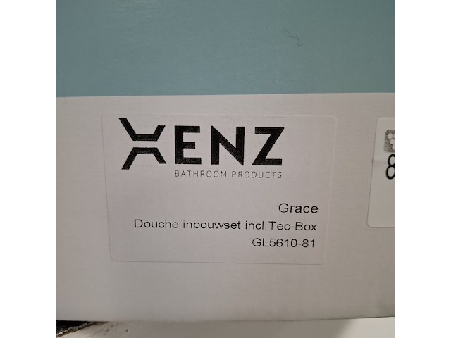 Douche inbouwset xenz, grace, goud geborsteld - afbeelding 2 van  2