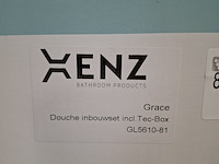 Douche inbouwset xenz, grace, goud geborsteld - afbeelding 2 van  2