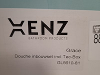 Douche inbouwset xenz, grace, goud geborsteld - afbeelding 2 van  2