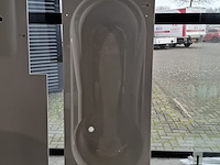 Douche-ligbad, best design, bob, glans wit - afbeelding 1 van  4