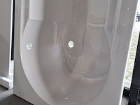 Douche-ligbad, best design, bob, glans wit - afbeelding 3 van  4