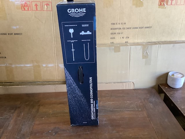 Douche mengkraan, grohe, grotherm 800, chroom - afbeelding 2 van  3