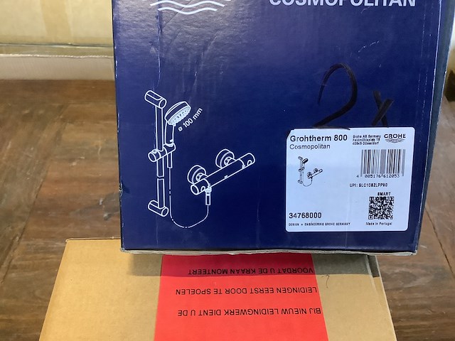 Douche mengkraan, grohe, grotherm 800, chroom - afbeelding 3 van  3