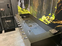 Douche presentatiewand met wasbak - afbeelding 2 van  6