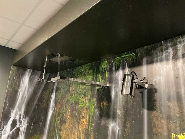 Douche presentatiewand met wasbak - afbeelding 5 van  6