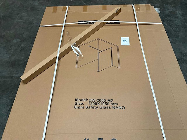 Douche wand - afbeelding 3 van  3