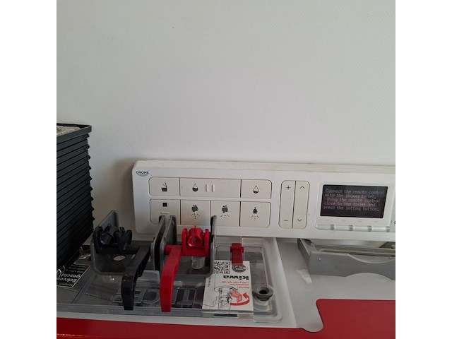 Douche-wc-set tece-grohe, sensia-arena, glans wit - afbeelding 2 van  13