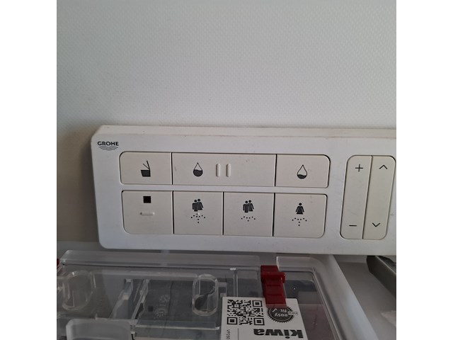 Douche-wc-set tece-grohe, sensia-arena, glans wit - afbeelding 3 van  13