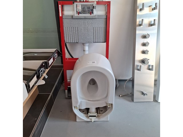 Douche-wc-set tece-grohe, sensia-arena, glans wit - afbeelding 1 van  13