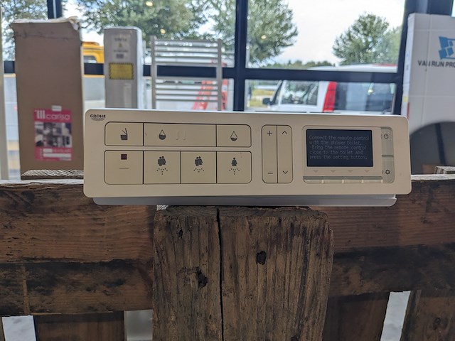 Douche-wc-set, tecé/grohe, glanswit - afbeelding 2 van  11