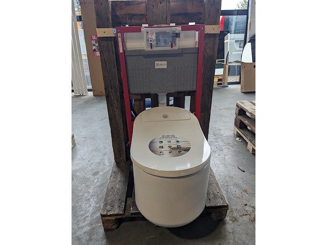 Douche-wc-set, tecé/grohe, glanswit - afbeelding 1 van  11