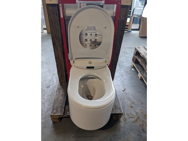 Douche-wc-set, tecé/grohe, glanswit - afbeelding 5 van  11