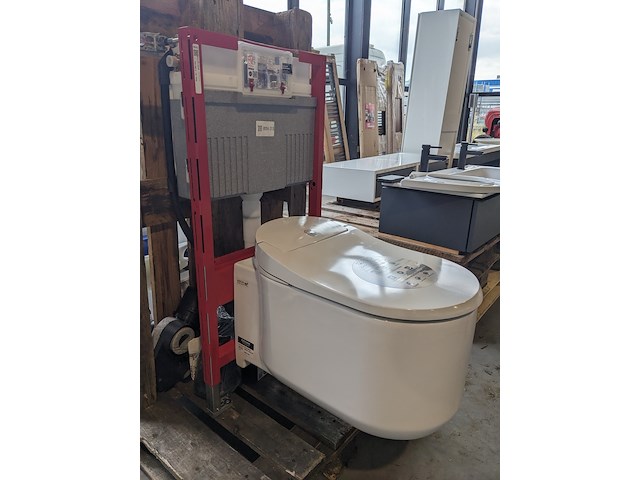 Douche-wc-set, tecé/grohe, glanswit - afbeelding 9 van  11