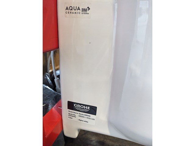 Douche-wc-set, tecé/grohe, glanswit - afbeelding 10 van  11