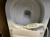 Douche wc wiesbaden vesta-comfort 32.3630 randloos wandcloset wit - afbeelding 3 van  4