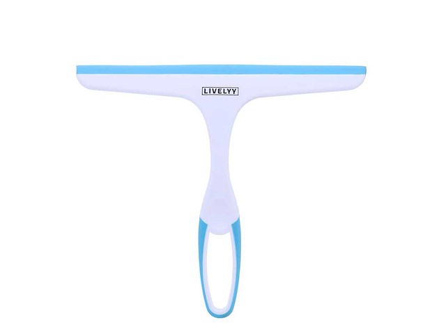 Douche wisser blauw/wit (4300x) - afbeelding 1 van  4