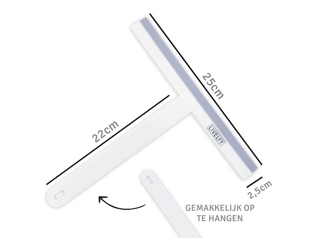 Douche wisser wit (2722x) - afbeelding 2 van  4