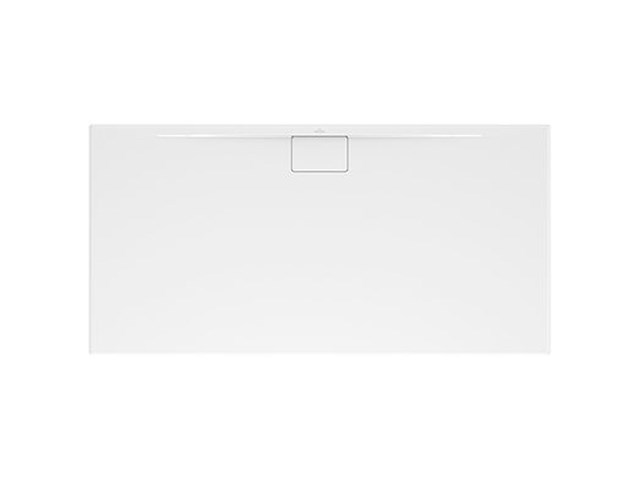 Douchebak 160x70 cm, villeroy & boch, architectura metalrim, wit alpine - afbeelding 1 van  3