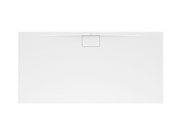 Douchebak 160x70 cm, villeroy & boch, architectura metalrim, wit alpine - afbeelding 1 van  3