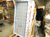 Douchebak 160x70 cm, villeroy & boch, architectura metalrim, wit alpine - afbeelding 2 van  3