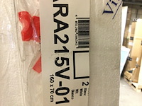 Douchebak 160x70 cm, villeroy & boch, architectura metalrim, wit alpine - afbeelding 3 van  3