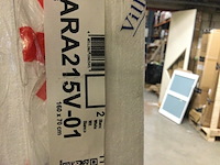 Douchebak 160x70 cm, villeroy & boch, architectura metalrim, wit alpine - afbeelding 3 van  3