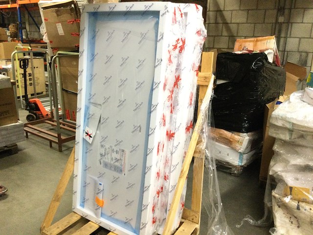 Douchebak 160x70 cm, villeroy & boch, architectura metalrim, wit alpine - afbeelding 2 van  3