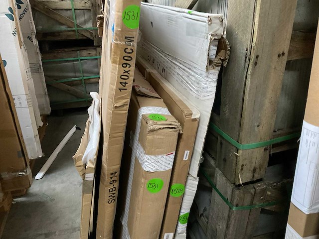 Douchebak 90x90x3.5 cm solid surface mat zwart - afbeelding 2 van  2