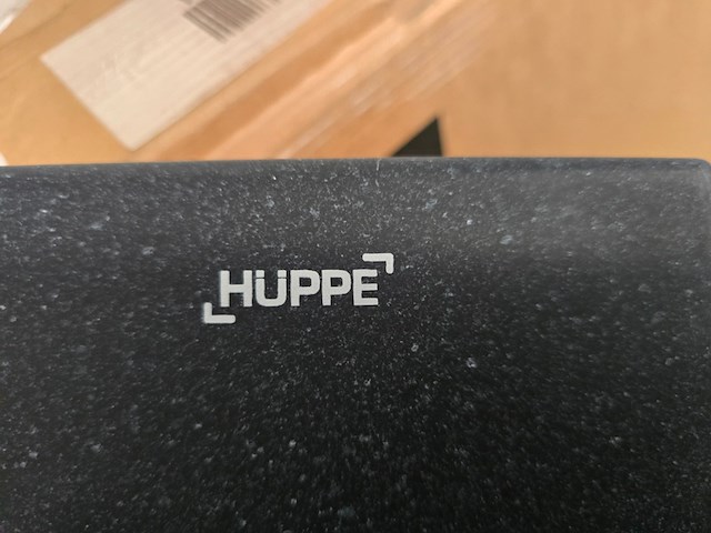 Douchebak compositie hueppe, easyflat, zwart - afbeelding 4 van  4