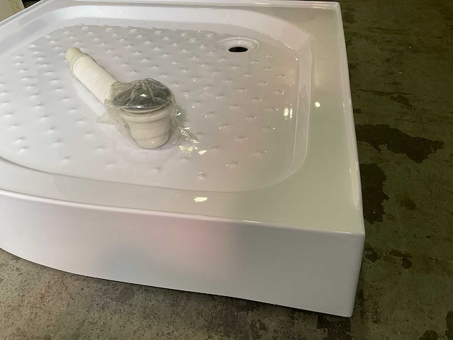 Douchebak met voorpaneel antislip 90x90 cm - afbeelding 4 van  4