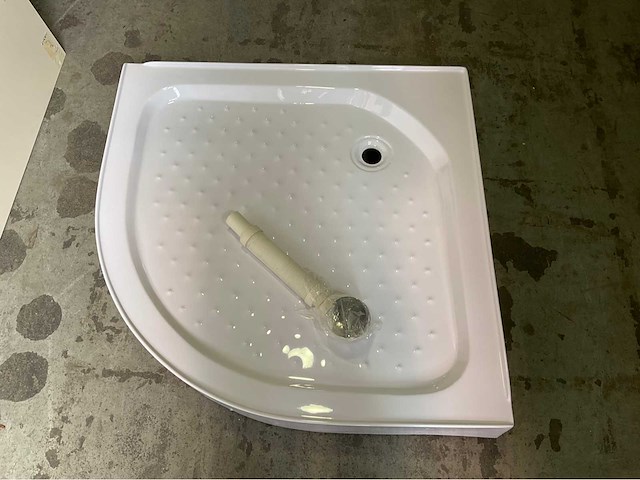 Douchebak met voorpaneel antislip 90x90 cm - afbeelding 2 van  4