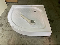 Douchebak met voorpaneel antislip 90x90 cm - afbeelding 2 van  3