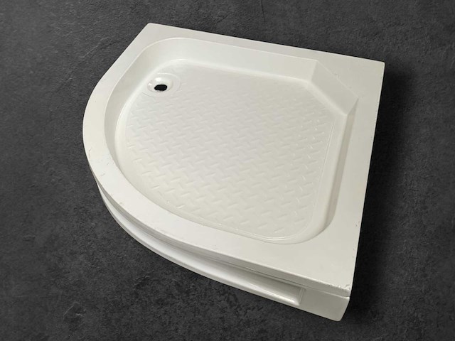 Douchebak wit 90x90x15 cm met voorpaneel en poten - afbeelding 1 van  8