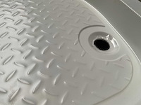 Douchebak wit 90x90x15 cm met voorpaneel en poten - afbeelding 7 van  8