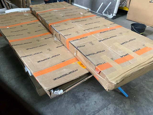 Douchecabine 120x90cm; retour product in doos niet gecontroleerd; softclose - links/rechts - mat zwart - afbeelding 2 van  2