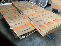 Douchecabine 120x90cm; retour product in doos niet gecontroleerd; softclose - links/rechts - mat zwart - afbeelding 2 van  2