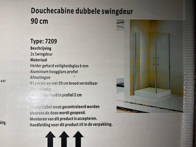 Douchecabine (3x) - afbeelding 1 van  4