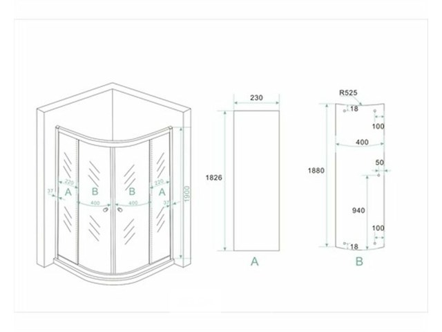 Douchecabine franklin - afbeelding 4 van  4