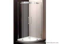 Douchecabine halfrond 90x90 cm - incl. douchebak - afbeelding 1 van  1