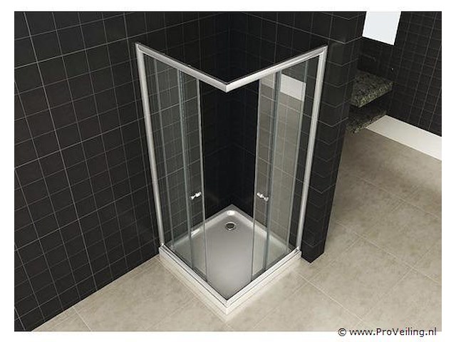 Douchecabine jimmy - 80x190cm - afbeelding 4 van  5